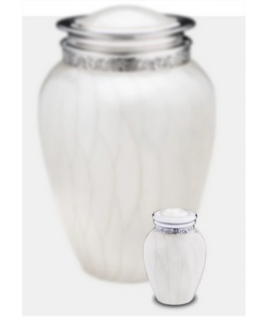 Tendre Hommage nacré argenté (Reliquaire)