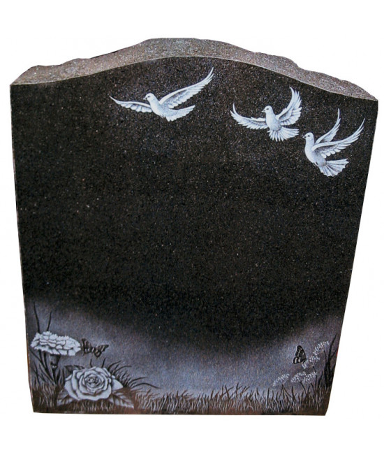 Les colombes en plein vol