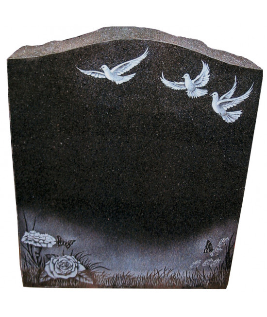 Les colombes en plein vol