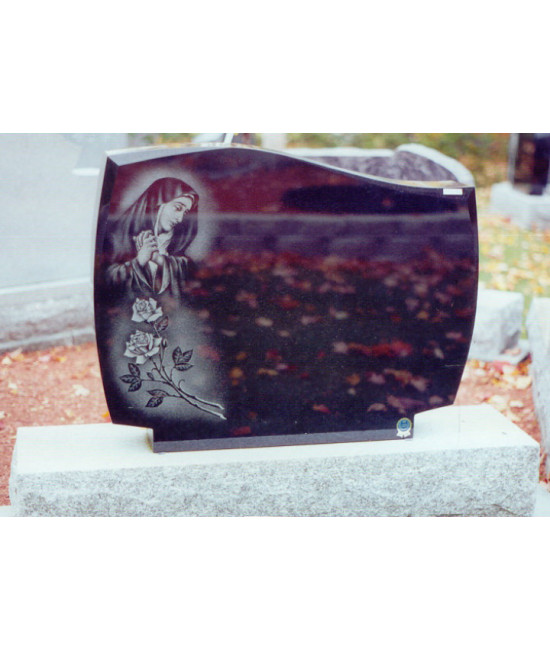 La Vierge en piété avec deux roses