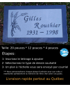 Plaque Funéraire en Granit #035 Plaque Funéraire en Granit #035